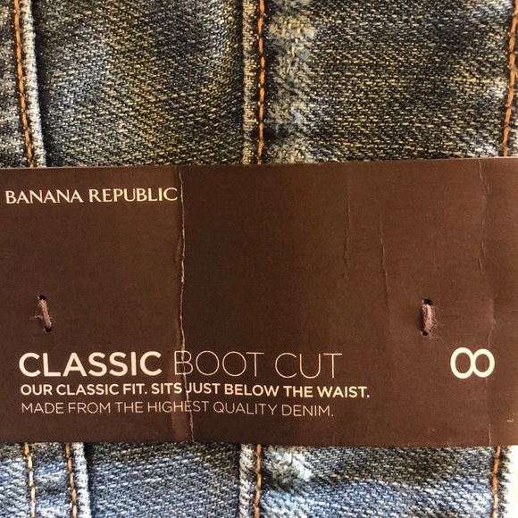 Banana Republic classic bootcut denim jeans NWT - Picture 3 of 8